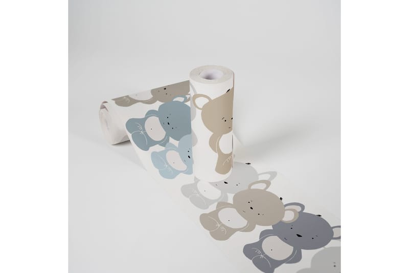 Självhäftande border Cute Bears Blå Brun Vit - AS Creation - Inredning - Väggdekor - Tapet & tapettillbehör - Tapettillbehör - Tapetbård