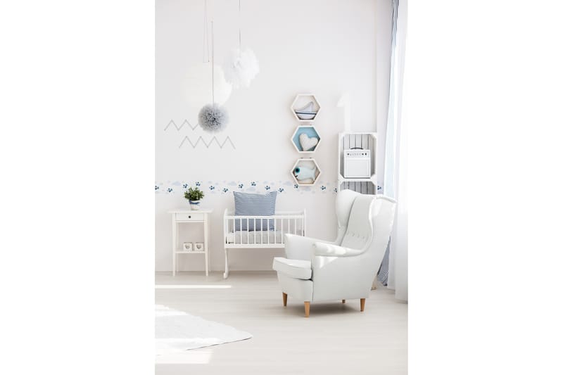 Självhäftande border Cute Planes Blå Grå Vit - AS Creation - Inredning - Väggdekor - Tapet & tapettillbehör - Tapettillbehör - Tapetbård