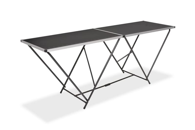 Hopfällbart tapetbord MDF och aluminium 200x60x78 cm - Svart - Inredning - Väggdekor - Tapet & tapettillbehör - Tapettillbehör - Tapetbord