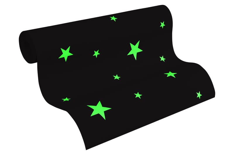 Barnrums Tapet Day & Night glow in the dark - AS Creation - Inredning - Väggdekor - Tapet & tapettillbehör - Vinyltapet