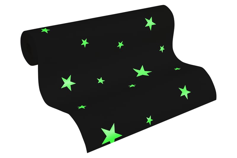 Barnrums Tapet Day & Night glow in the dark - AS Creation - Inredning - Väggdekor - Tapet & tapettillbehör - Vinyltapet