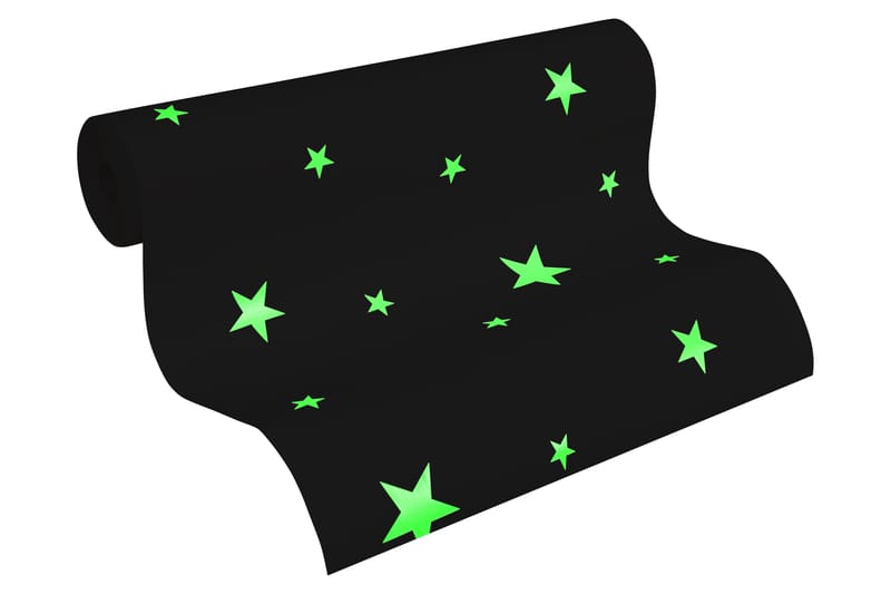 Barnrums Tapet Day & Night glow in the dark - AS Creation - Inredning - Väggdekor - Tapet & tapettillbehör - Vinyltapet