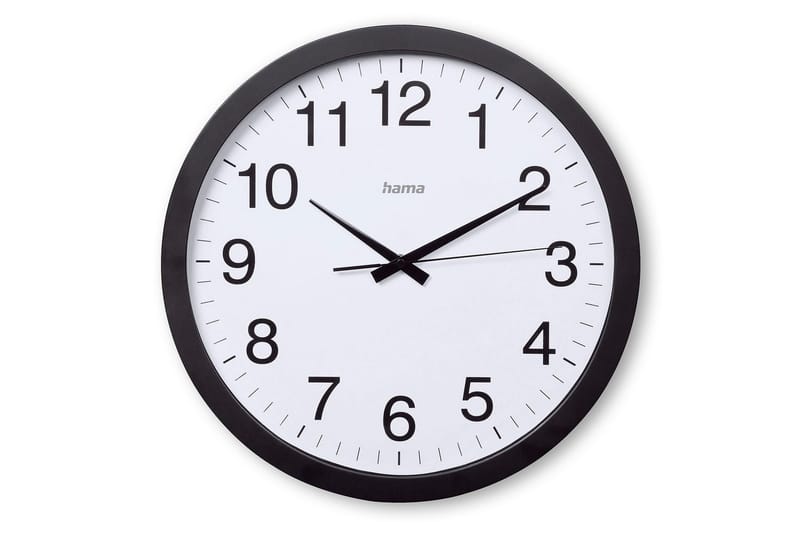 Väggklocka Hama Aruba 40 cm, Svart
