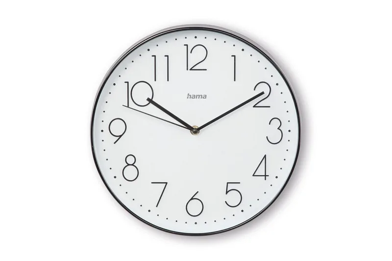 Väggklocka Hama Corsica 30 cm, Svart