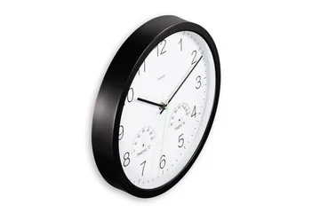 Väggklocka Hama Santorini 30 cm Svart - Svart - Inredning - Väggdekor - Väggklocka & väggur