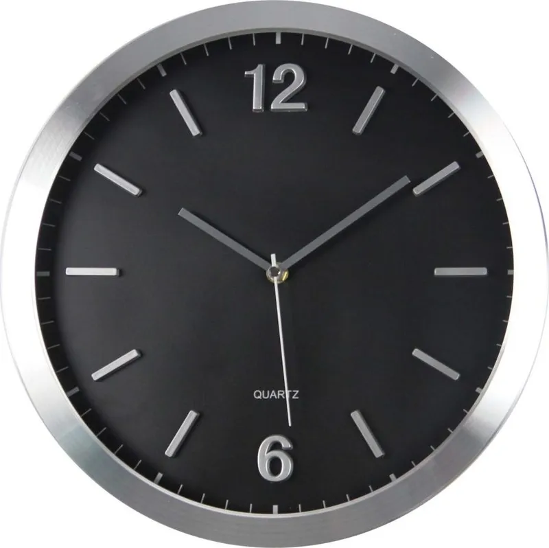 Väggklocka Marc 35 cm, Silver