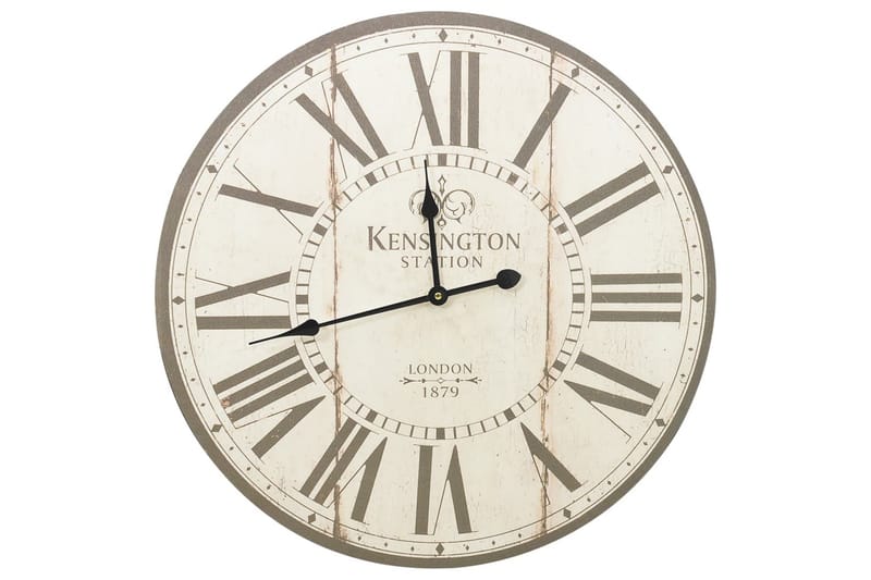 Väggklocka vintage London 60 cm - Flerfärgad - Inredning - Väggdekor - Väggklocka & väggur