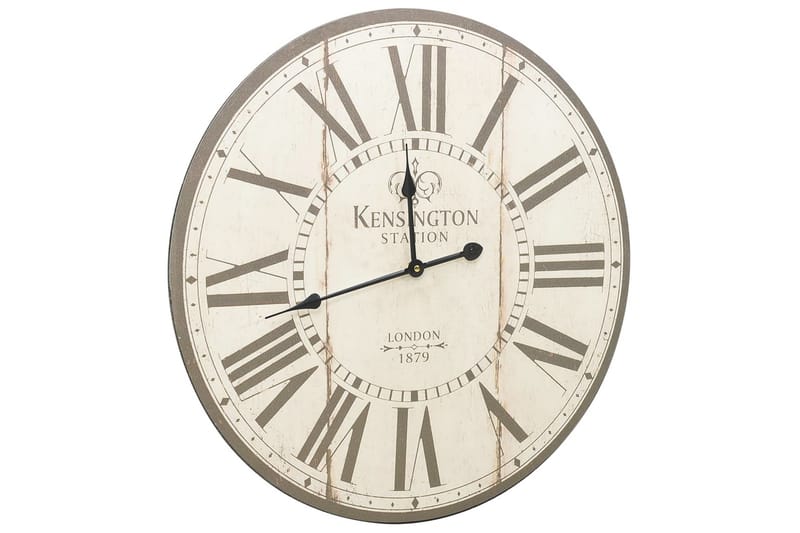 Väggklocka vintage London 60 cm - Flerfärgad - Inredning - Väggdekor - Väggklocka & väggur