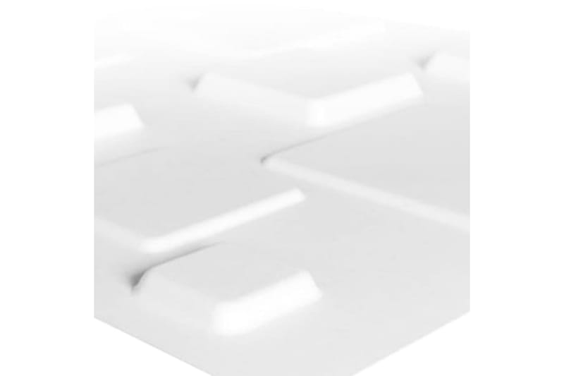 WallArt 3D Väggpaneler 24 st GA-WA09 fyrkantig - Vit - Inredning - Väggdekor