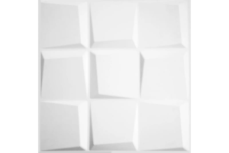 WallArt 3D Väggpaneler 24 st GA-WA21 oberon - Vit - Inredning - Väggdekor
