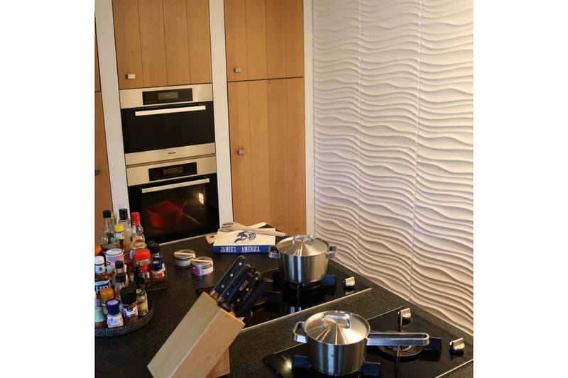 WallArt 3D Väggpaneler 24 st GA-WA22 maxwell - Vit - Inredning - Väggdekor