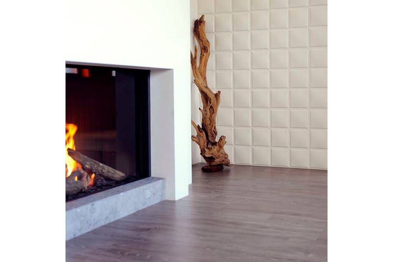 WallArt Väggpanel 3D Cubes 12 st GA-WA07 - Vit - Inredning - Väggdekor