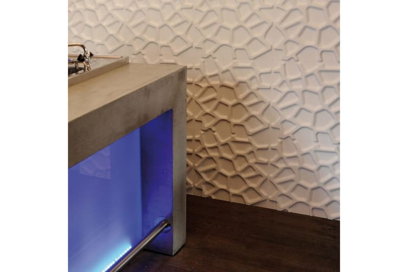 WallArt Väggpanel 3D Gaps 12 st GA-WA01 - Vit - Inredning - Väggdekor