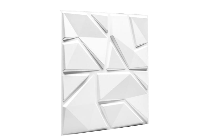 WallArt Väggpanel 3D Liam 24 st GA-WA31 - Vit - Inredning - Väggdekor