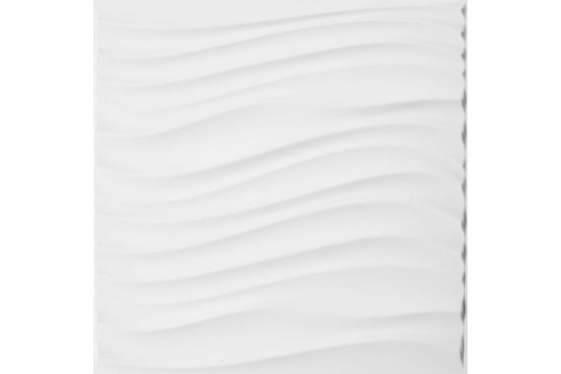 WallArt Väggpanel 3D Maxwell 12 st GA-WA22 - Vit - Inredning - Väggdekor