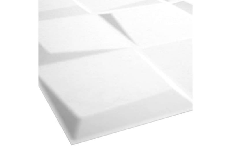 WallArt Väggpanel 3D Oberon 12 st GA-WA21 - Vit - Inredning - Väggdekor