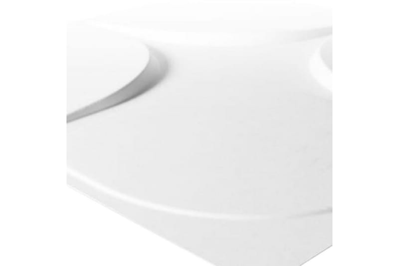 WallArt Väggpanel 3D Sweeps 12 st GA-WA06 - Vit - Inredning - Väggdekor