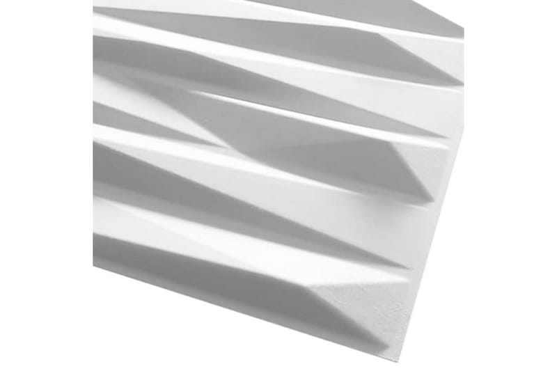 WallArt Väggpanel 3D Valeria 12 st GA-WA24 - Vit - Inredning - Väggdekor