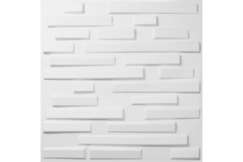 WallArt Väggpanel 3D Ventura 12 st GA-WA13 - Vit - Inredning - Väggdekor