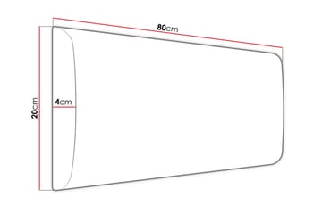 Zaratuz Väggpanel 20x4x80 cm Stoppad - Sammet/Beige - Inredning - Väggdekor
