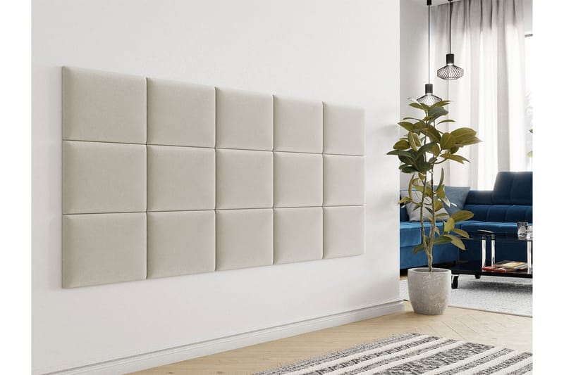 Zaratuz Väggpanel 30x4x40 cm Stoppad - Sammet/Beige - Inredning - Väggdekor
