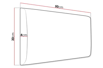 Zaratuz Väggpanel 30x4x50 cm Stoppad - Sammet/Beige - Inredning - Väggdekor