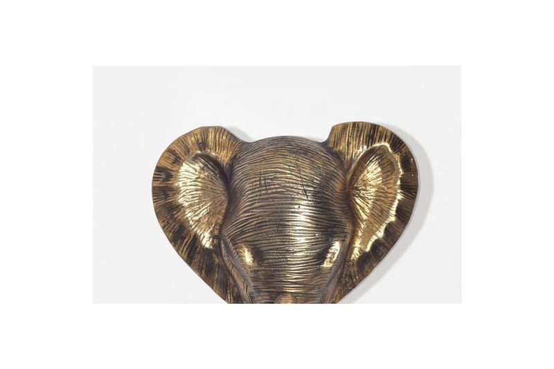 Väggdekoration Wohnling Elefant Polerad gjuten aluminium väggmonterad industriell - Inredning - Väggdekor