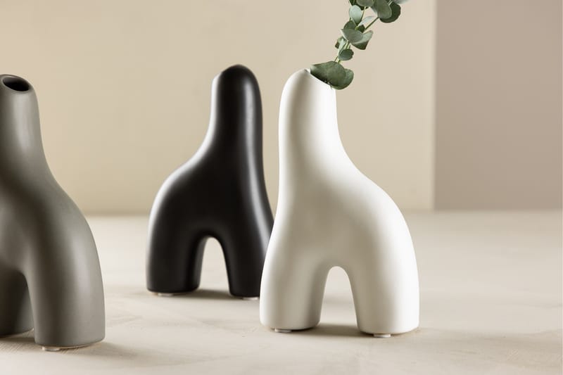 Aya Vas 9,4 cm - Vit - Inredning - Vas