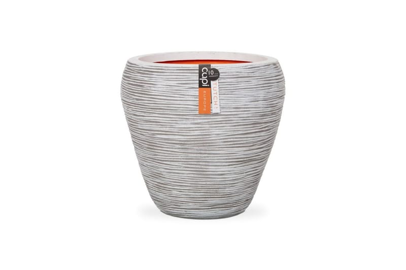 Capi Nature Rib Vas Avsmalnande 42x38 cm - Antracit - Inredning - Vas
