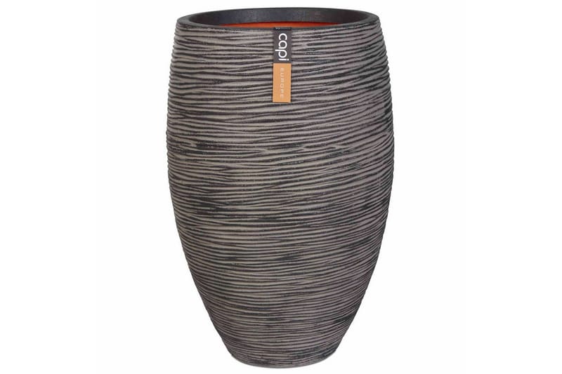 Capi Nature Rib Vas Elegant Deluxe 40x60 - Antracit - Vas - Blomvas - Dekoration & inredningsdetaljer