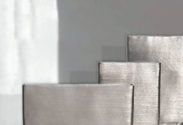 Corova Vas 33 cm Set om 3 - Silverfärgad - Inredning - Vas