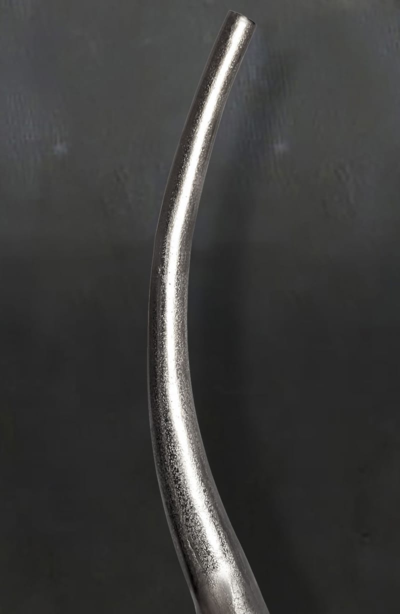 Dalara Vas 100 cm - Silverfärgad - Inredning - Vas