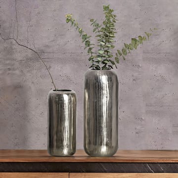 Dalaro Vas 40 cm Set om 2 - silverfärgad - Inredning - Vas - Cylindervas