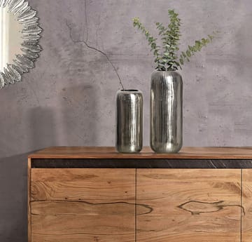 Dalaro Vas 40 cm Set om 2 - silverfärgad - Inredning - Vas - Cylindervas