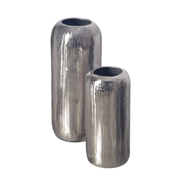 Dalaro Vas 40 cm Set om 2 - silverfärgad - Inredning - Vas - Cylindervas