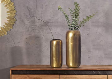 Dalaro Vas 40 cm Set om 2 - svart brons - Inredning - Vas - Cylindervas