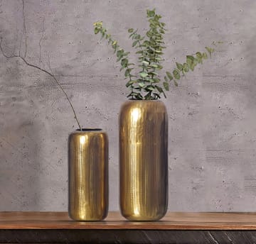 Dalaro Vas 40 cm Set om 2 - svart brons - Inredning - Vas - Cylindervas