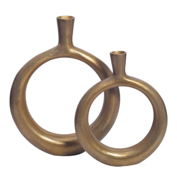 Dalena Vas 45 cm Set om 2 - antikguld - Inredning - Vas