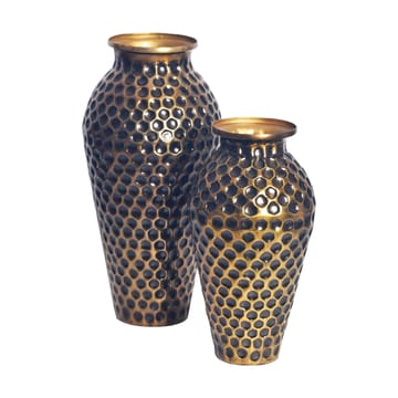Dalilo Vas 51 cm Set om 2 - Antikguld med mörk patina - Inredning - Vas