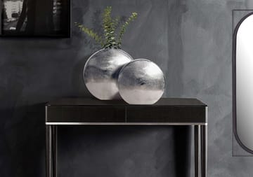 Dalora Vas 34 cm Set om 2 - Silverfärgad - Inredning - Vas