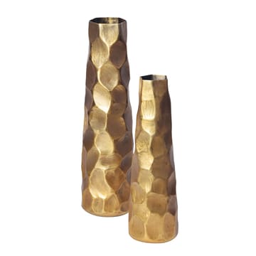 Daluna Vas 49 cm Set om 2 - Guldfärgad - Inredning - Vas - Cylindervas