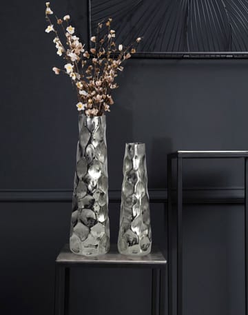 Daluna Vas 49 cm Set om 2 - Silverfärgad - Inredning - Vas - Cylindervas