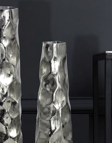 Daluna Vas 49 cm Set om 2 - Silverfärgad - Inredning - Vas - Cylindervas