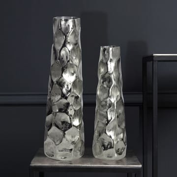 Daluna Vas 49 cm Set om 2 - Silverfärgad - Inredning - Vas - Cylindervas
