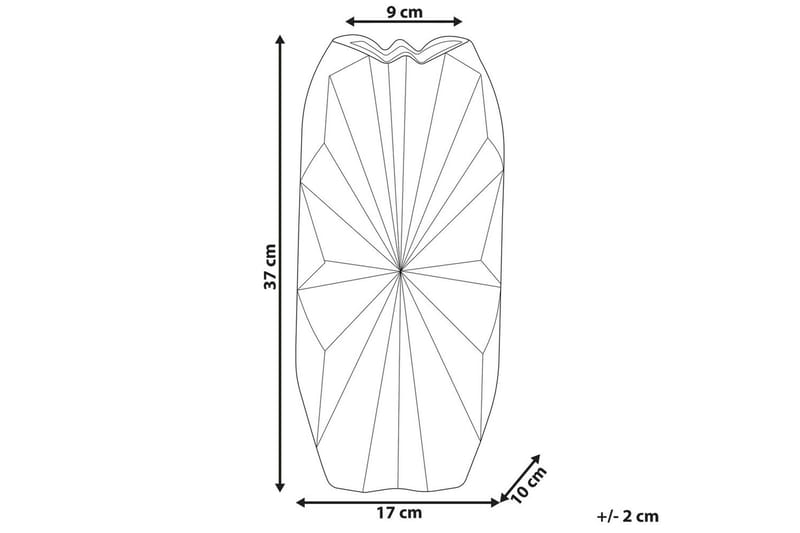 Dekorationsvas Aelia 17x10x37 cm - 17x10x37 cm - Inredning - Vas