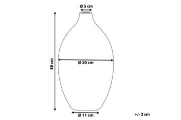Dekorationsvas Baeza 20x20x36 cm - 20x20x36 cm - Inredning - Vas