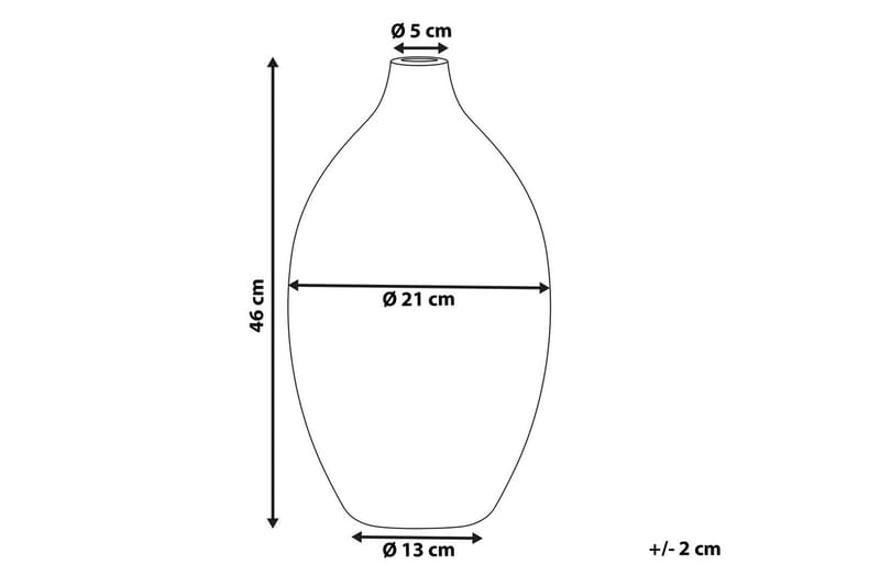 Dekorationsvas Baeza 21x21x46 cm - 21x21x46 cm - Inredning - Vas
