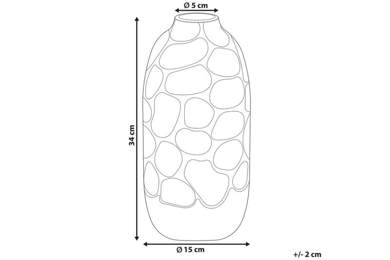 Dekorationsvas Cenabum 15x15x34 cm - 15x15x34 cm - Inredning - Vas