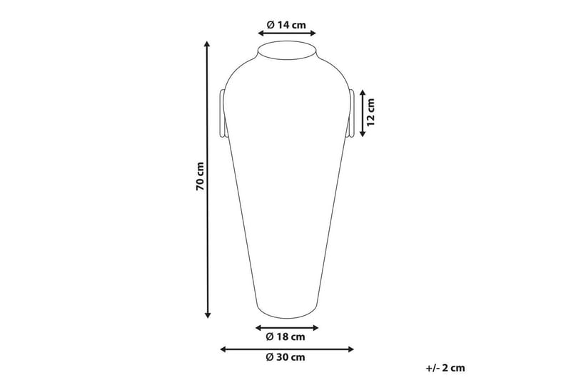 Dekorationsvas Elatia 30x30x70 cm - 30x30x70 cm - Inredning - Vas
