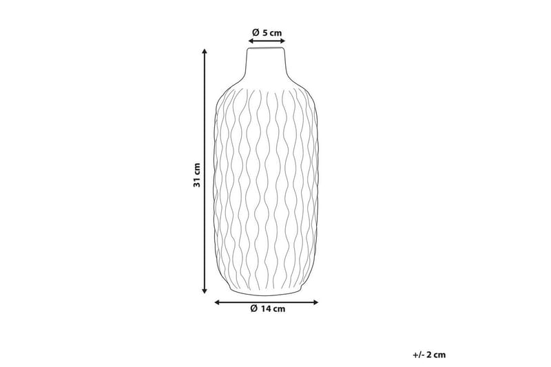 Dekorationsvas Emar Vit - Vit - Inredning - Vas